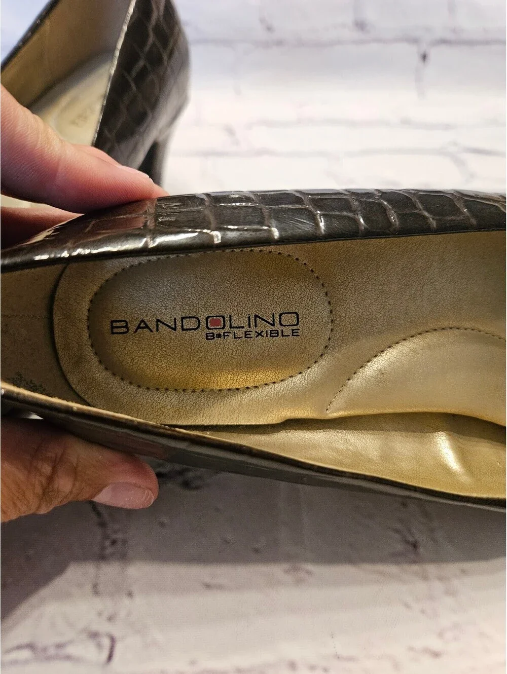 Bandolino Jossline Kitten Patent Leather Heels